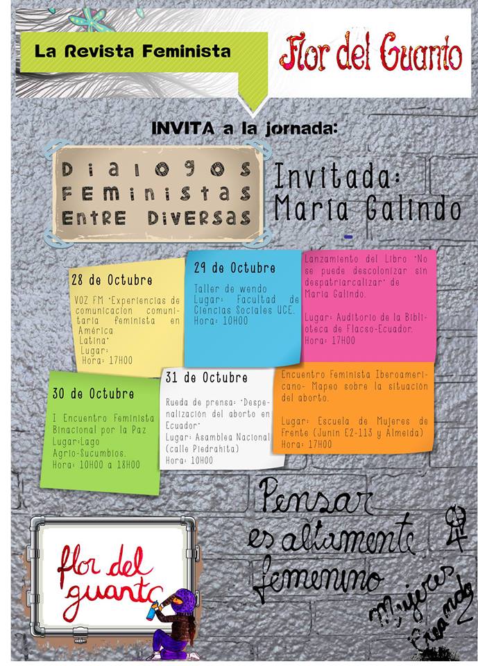 Jornada de diálogos Feministas entre Diversas