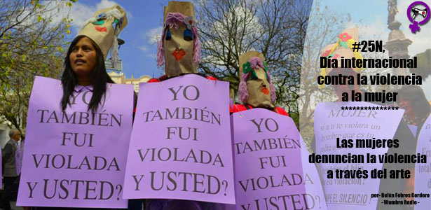 Fotoreportaje #25N – Acción contra la violencia hacia las mujeres