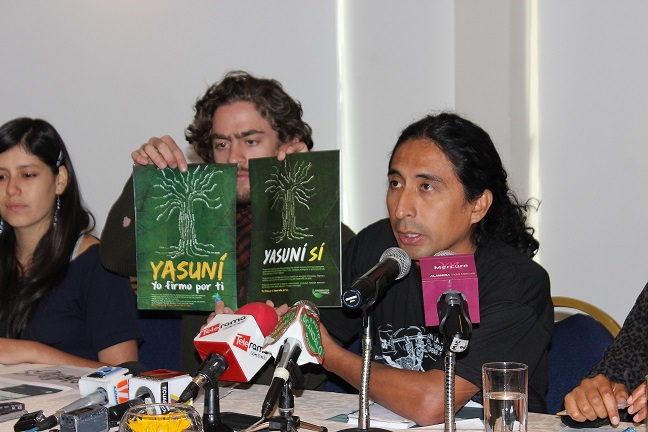 Yasunidos denuncia boicot a proceso de recolección de firmas en defensa de Yasuní