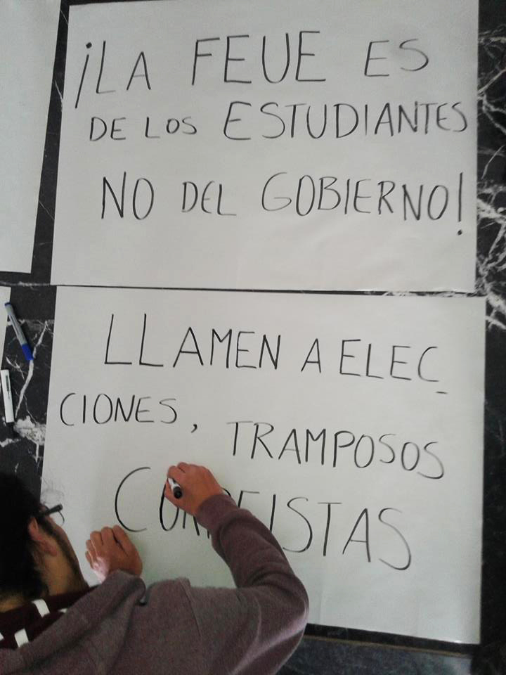Estudiantes del Movimiento Mariátegui denuncian injerencia de gobierno en Universidad Central