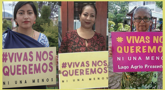 Una iniciativa que moviliza a mujeres de todo Ecuador: #VivasNosQueremos