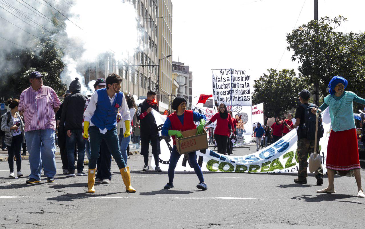 Primero de Mayo: las consignas que despiden a Correa