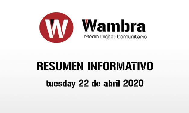 English Version – Corona Virus Ecuador – summery thuesday, 21 de april 2020