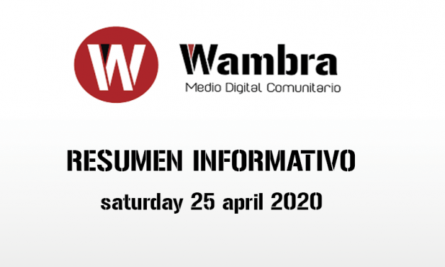 English Version – Corona Virus Ecuador – summery saturday, 24 de april 2020