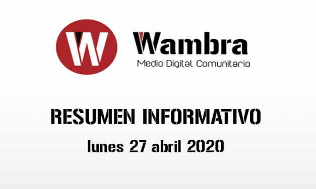 Corona Virus Ecuador – resumen lunes, 27 de abril de 2020