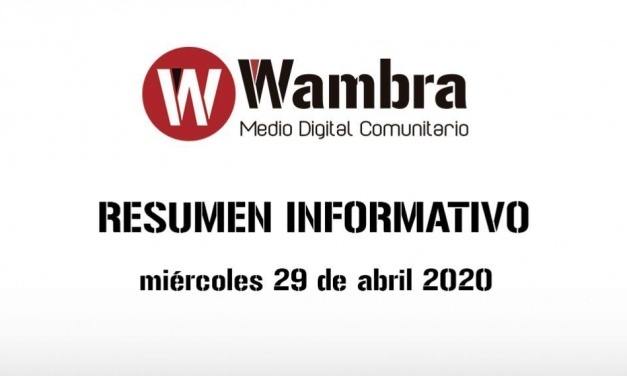 Corona Virus Ecuador – resumen miércoles, 29 de abril de 2020