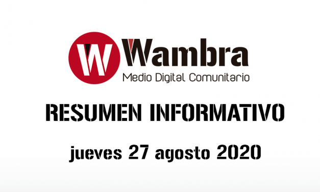 Resumen 27 de agosto 2020