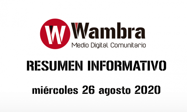 Resumen 26 de agosto de 2020