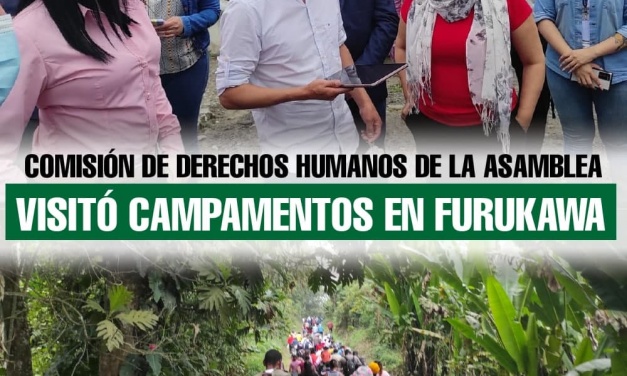 Comisión de Derechos Humanos de la Asamblea Nacional visitó campamentos en Furukawa