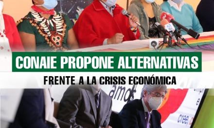 CONAIE propone alternativas frente a la crisis económica