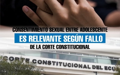 Consentimiento sexual entre adolescentes es relevante según fallo de la Corte Constitucional