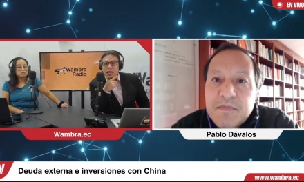 Pablo Dávalos: deuda externa e inversiones con China
