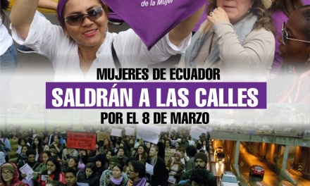 Mujeres de Ecuador saldrán a las calles por el 8 de marzo