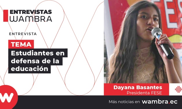 Dayana Basantes: Movilización de estudiantes secundarios en defensa de la educación