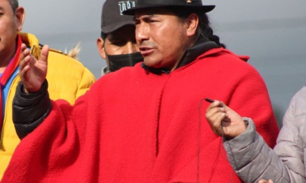 Organizaciones sociales, campesinas e indígenas exigen la liberación de Leónidas Iza