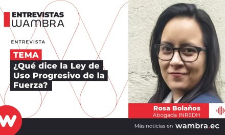 Rosa Bolaños, abogada INREDH sobre Ley de uso progresivo de la fuerza
