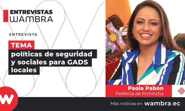 Paola Pabón sobre reunión plan de seguridad