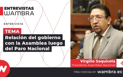 Virgilio Saquicela “Los legisladores podemos votar de acuerdo a nuestra conciencia y así lo hice”
