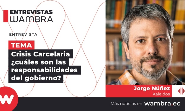Jorge Núñez: “No es necesario construir más prisiones, es necesario despoblar las prisiones”