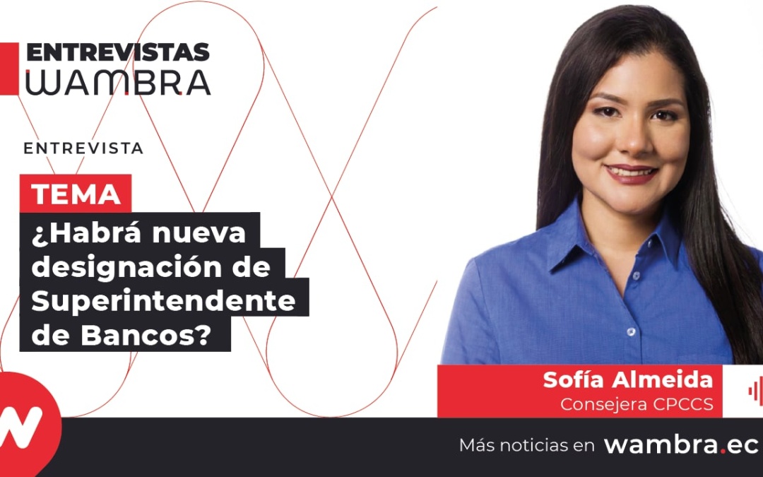 Sofía Almeida: “El sr. González es el Superintendente de Bancos”