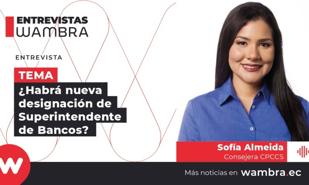 Sofía Almeida: “El sr. González es el Superintendente de Bancos”