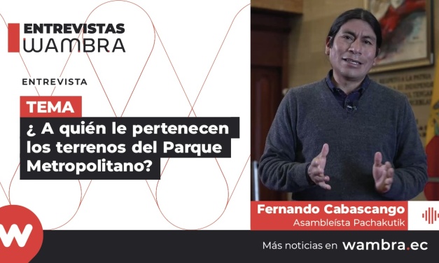 Fernando Cabascango sobre la Comuna Tanda Pelileo