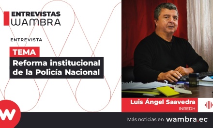 Luis Ángel Saavedra: “Una Policía corrupta es necesaria para el poder político y mientras sea necesaria, la seguirán manteniendo como está”