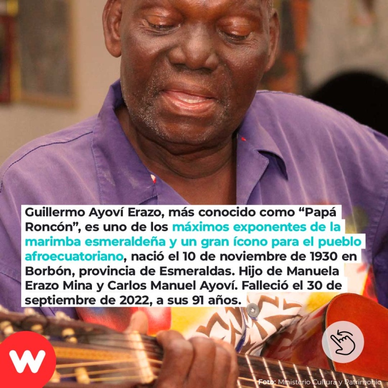 Papá Roncón: ícono de identidad cultural afroecuatoriana | Wambra Medio ...