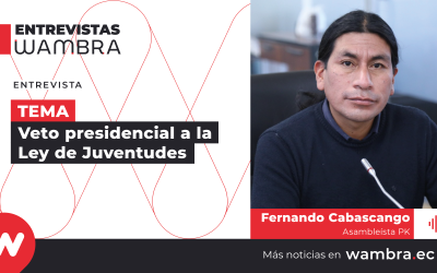 Fernando Cabascango: “Esta propuesta reconoce las particularidades de los jóvenes en el territorio nacional»