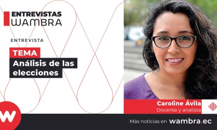 Caroline Ávila:  “siempre puede haber la opción de perder, más todavía en un contexto de incertidumbre”