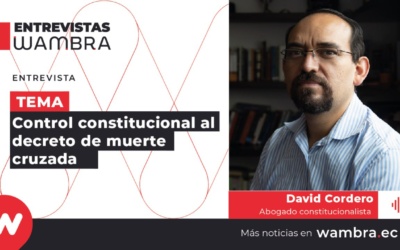 David Cordero: “No es una crisis política, no es una grave conmoción interna”
